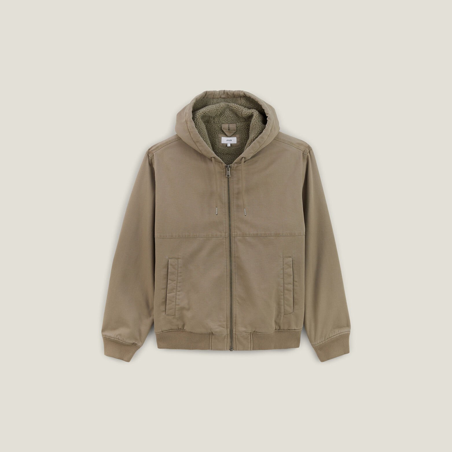 Blouson à capuche en coton