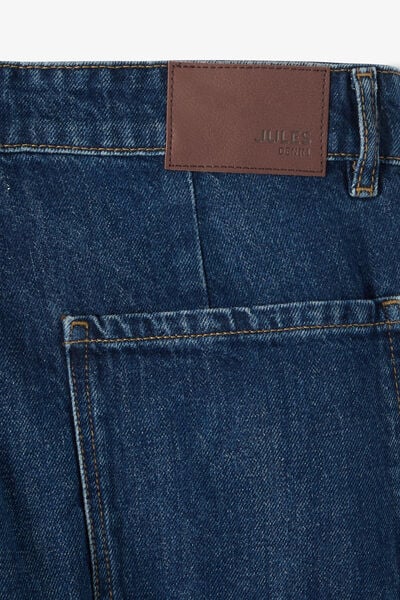 Jean baggy RE-JEAN d&eacute;lav&eacute; 100% coton