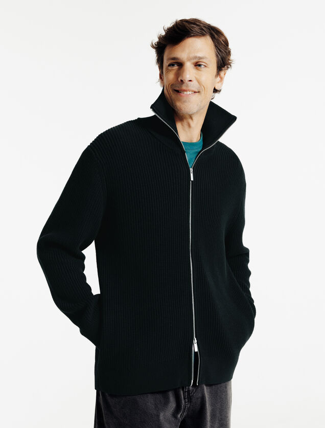 Gilet zipp&eacute; col camionneur