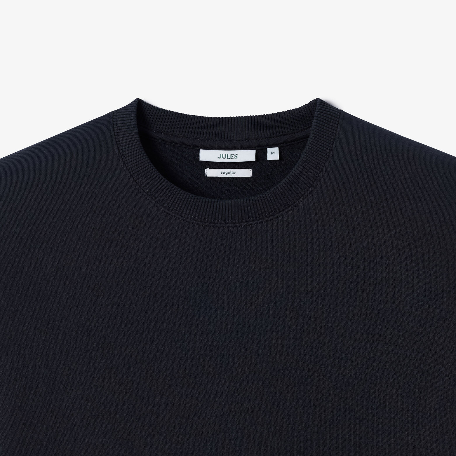 Effen sweater met ronde hals