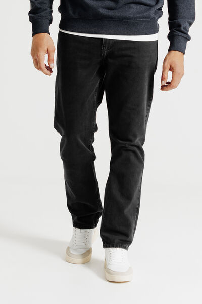 Jean straight 4 longueurs 100% coton