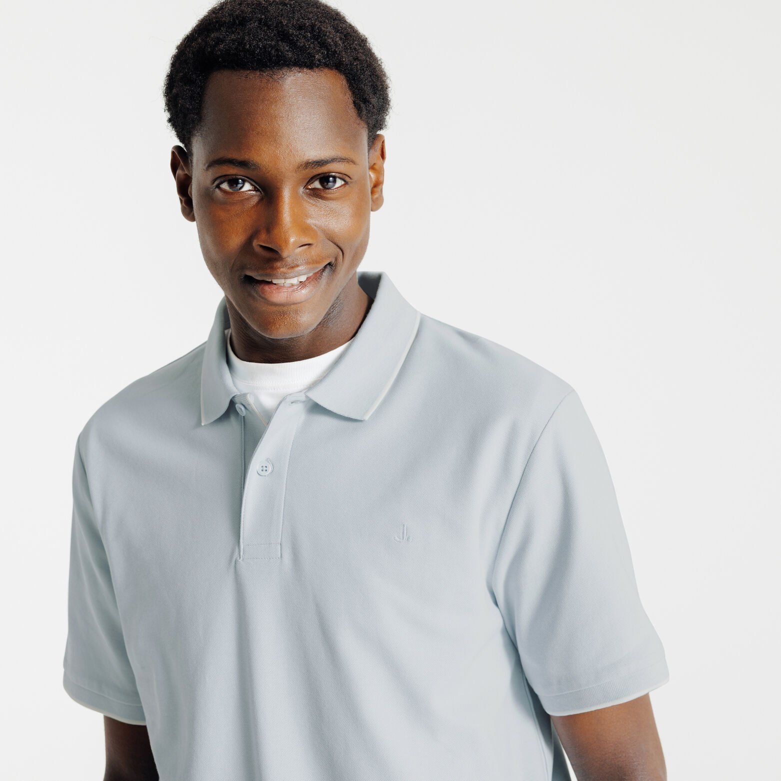 "Le Parfait by Jules" effen polo korte mouwen 