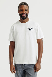 T-shirt met print voor- en achteraan