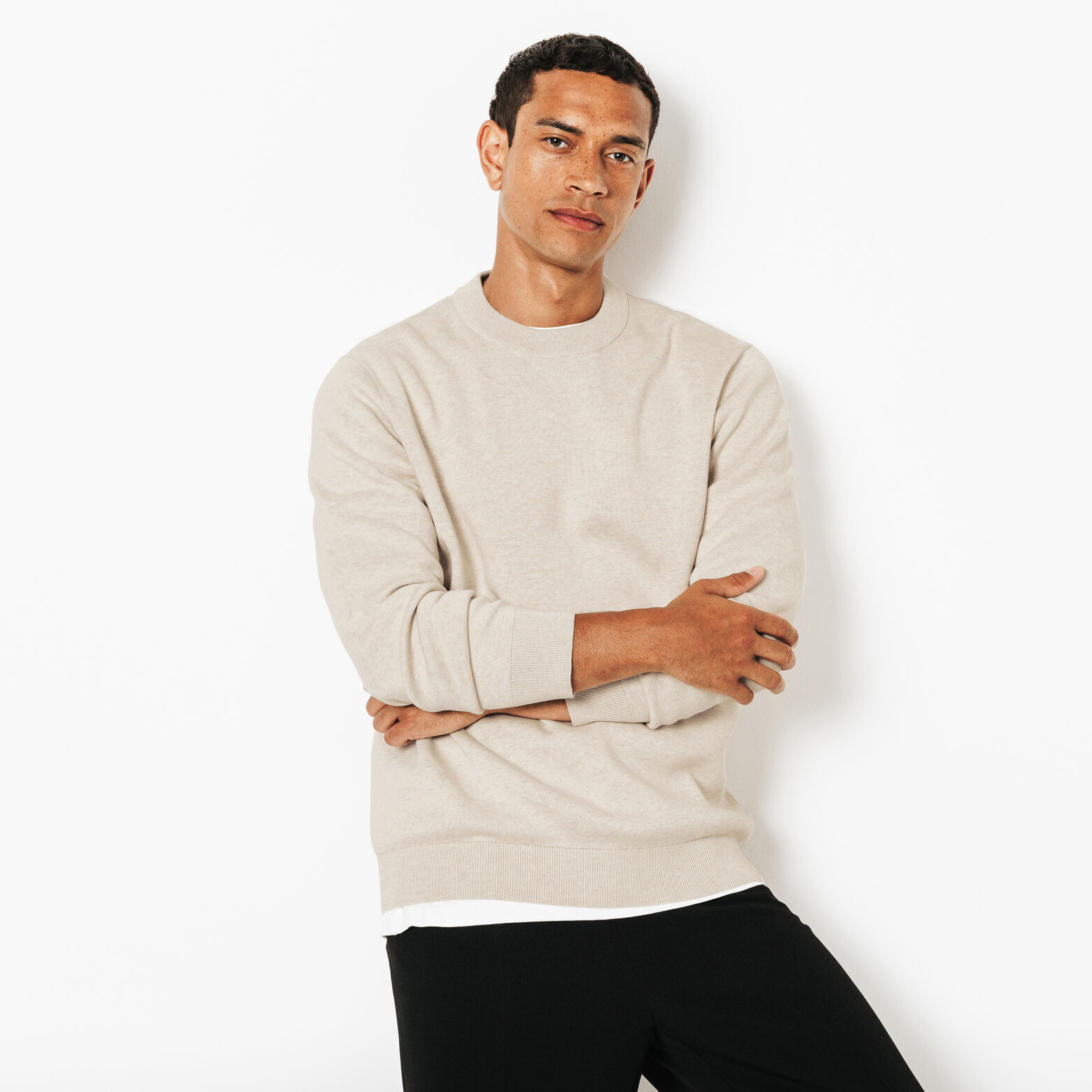 "Le Parfait by JULES" trui met ronde hals