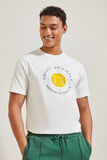 Het pakket t-shirt Smiley-licentie - Wit