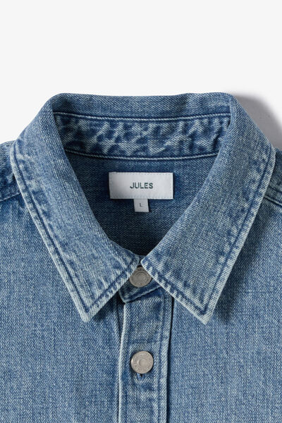 Surchemise en jean unie