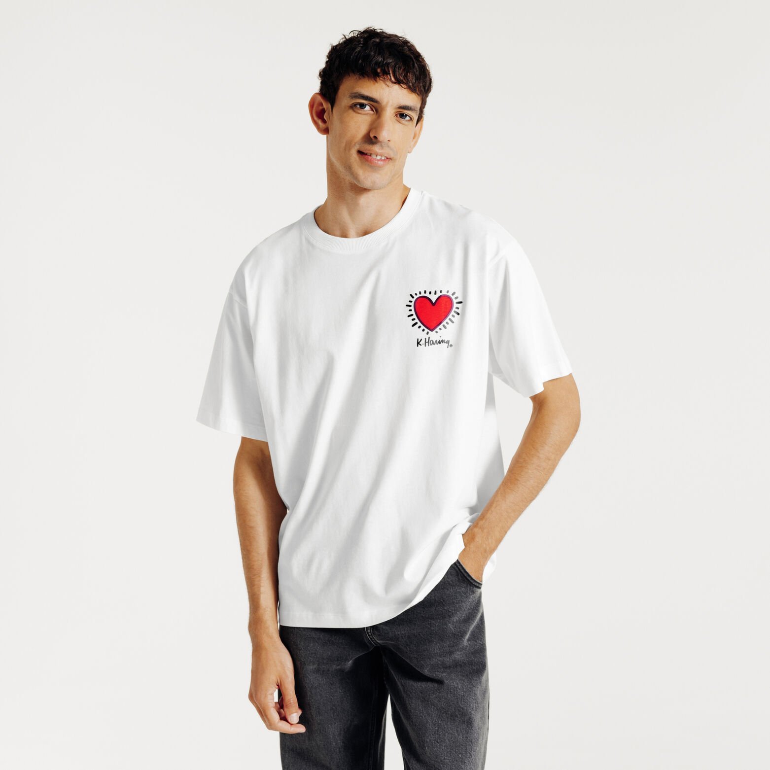 Tee shirt imprimé licence Keith Haring