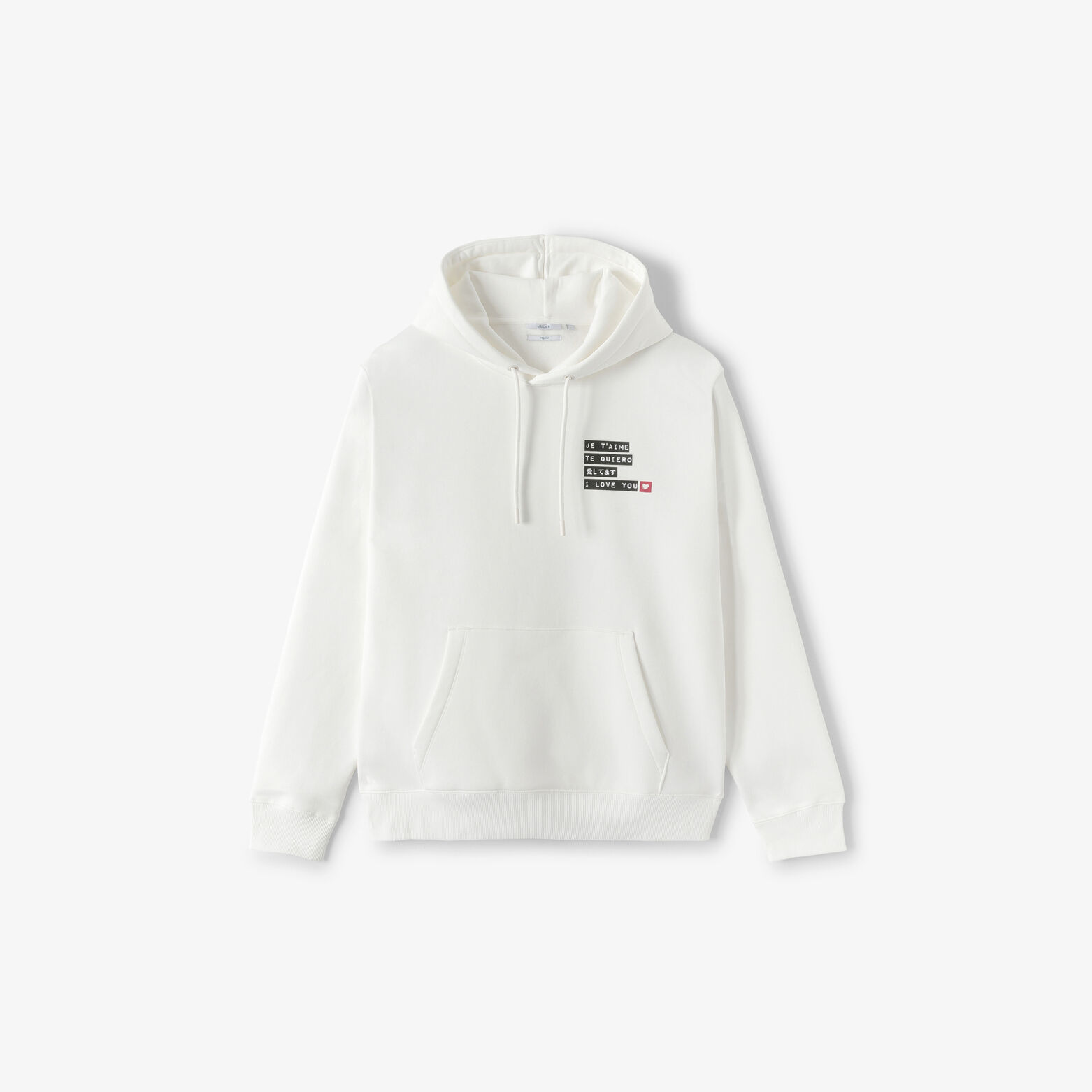 Sweat à capuche animation Saint-Valentin