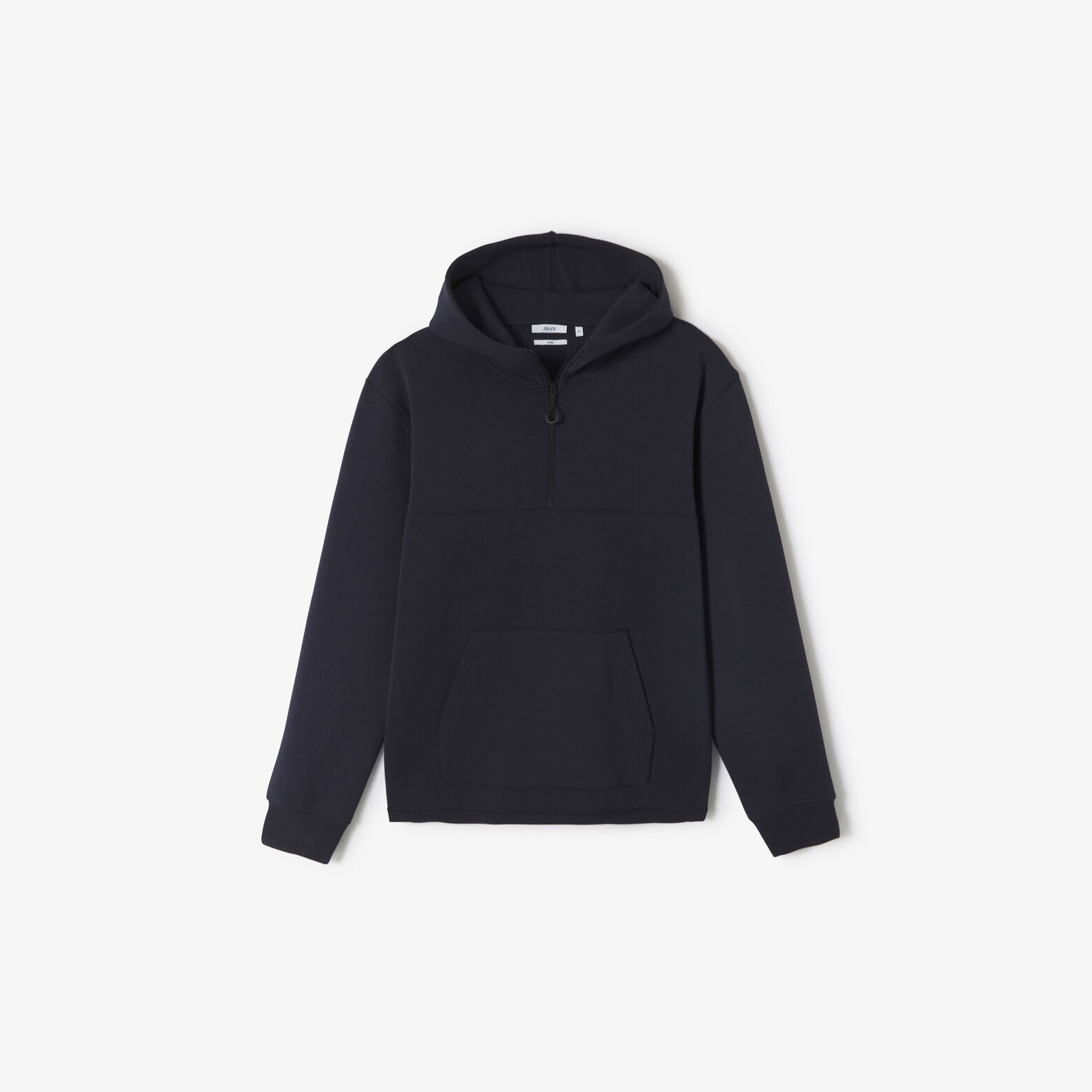 Sweat à capuche zippé cordons