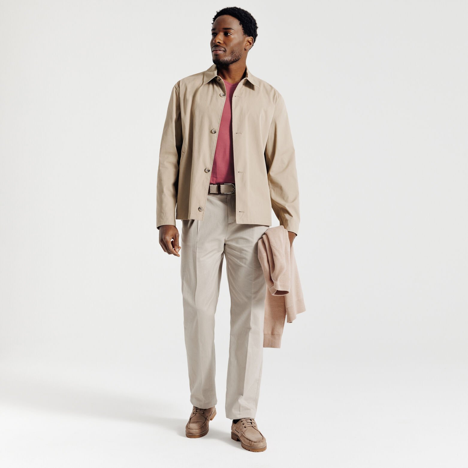 Tee shirt col V en coton