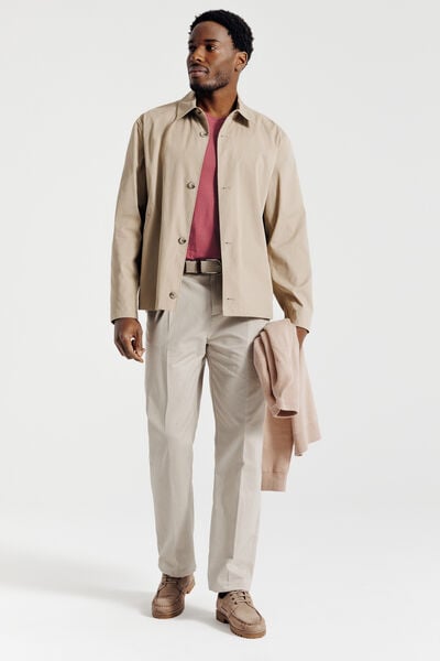 Tee shirt col V en coton