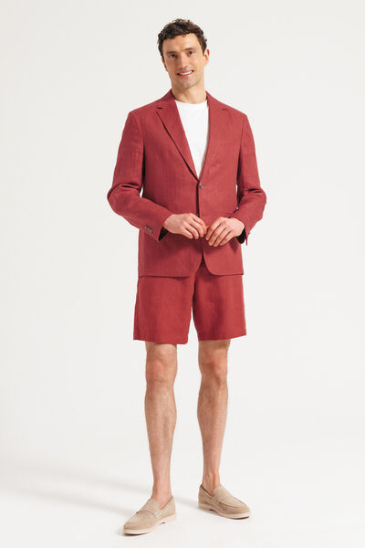 Bermuda chino 100% lin