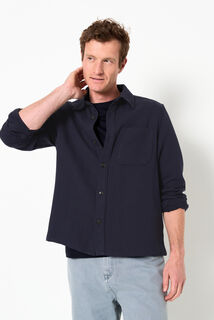 Surchemise en gaze de coton unie