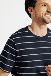 Gestreept t-shirt in tricot