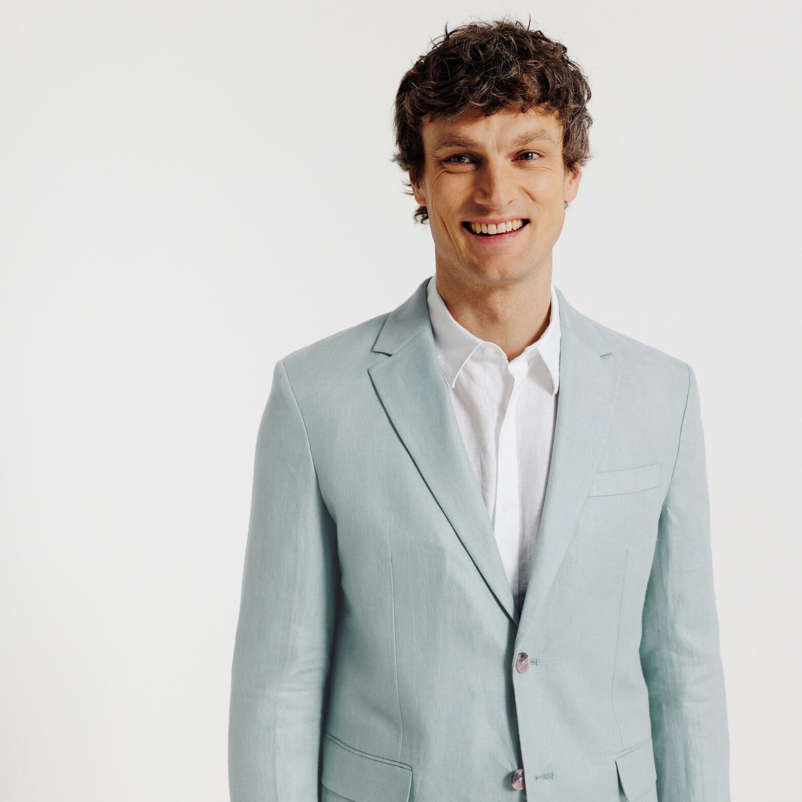 Veste de costume confort en lin