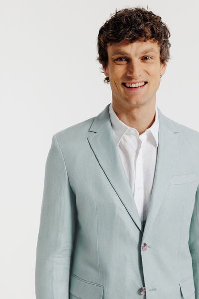 Veste de costume confort en lin