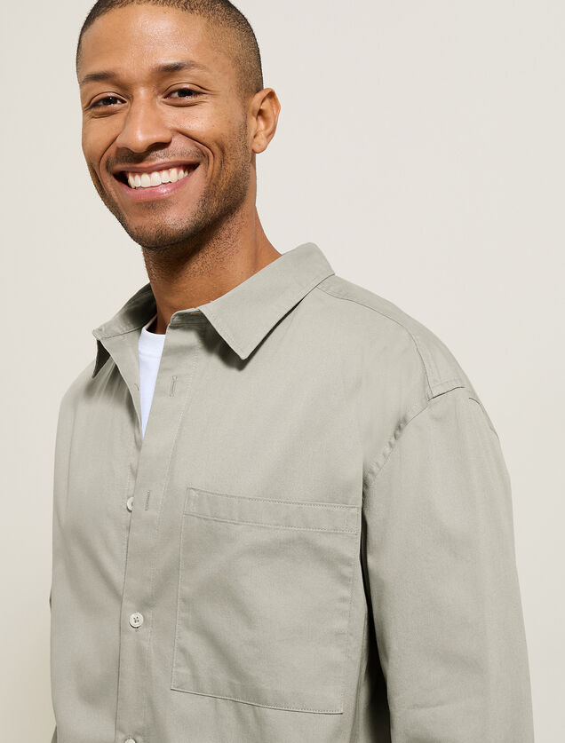 Chemise en coton twill