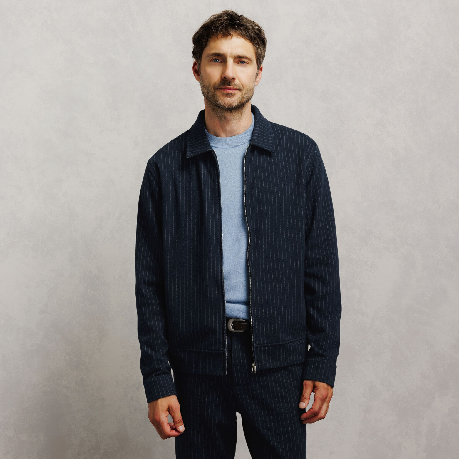 Veste zipp&eacute;e ray&eacute;e