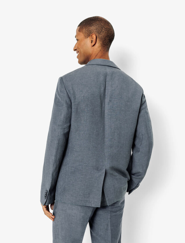 Kostuumvest met linnen