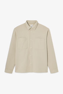 Surchemise en maille col chemise