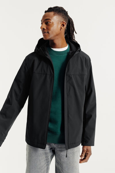 Blouson zipp&eacute; &agrave; capuche