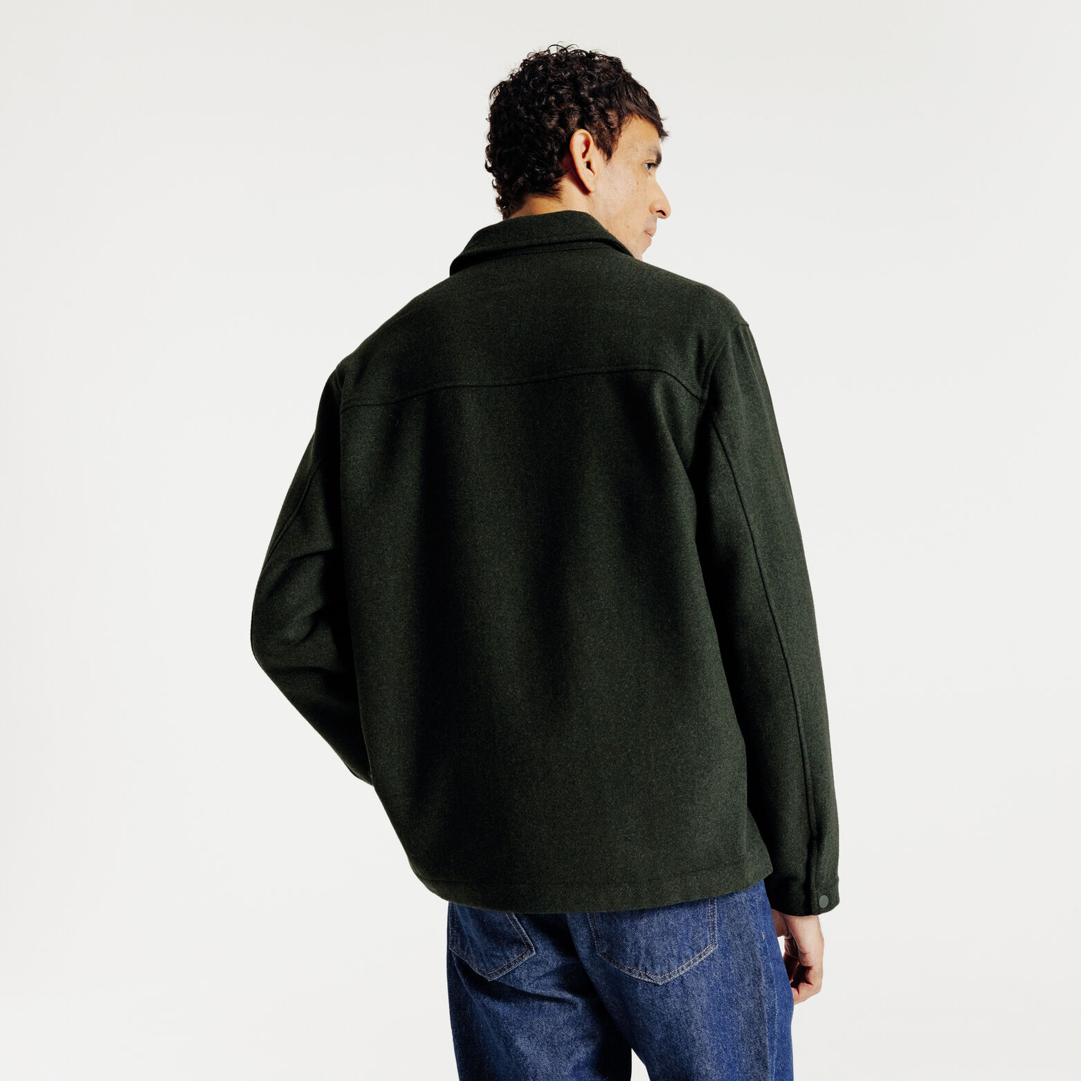 Overhemd met zak in katoen