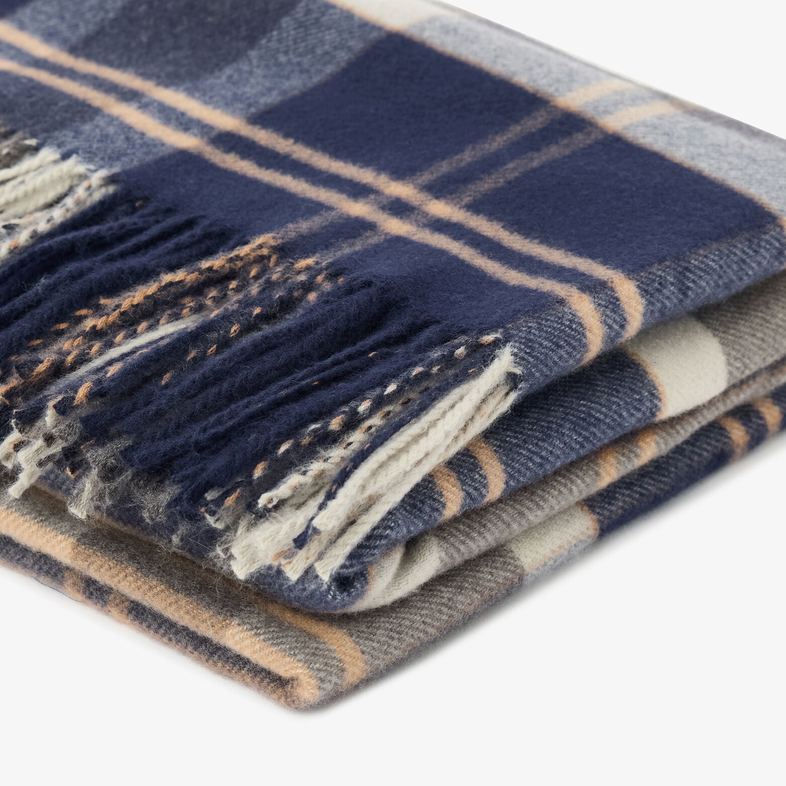 Geruite plaid