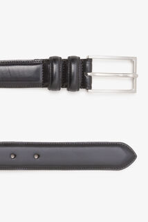Ceinture en cuir double passant