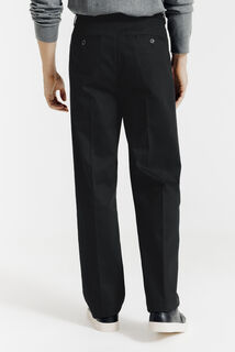 Pantalon chino loose &agrave; plis