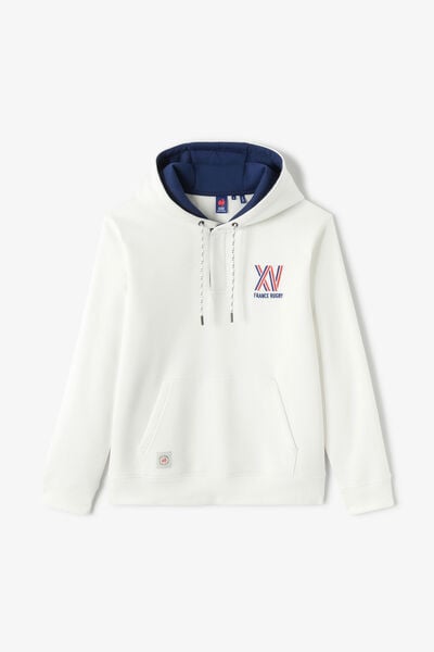Sweat &agrave; capuche brod&eacute; licence France Rugby