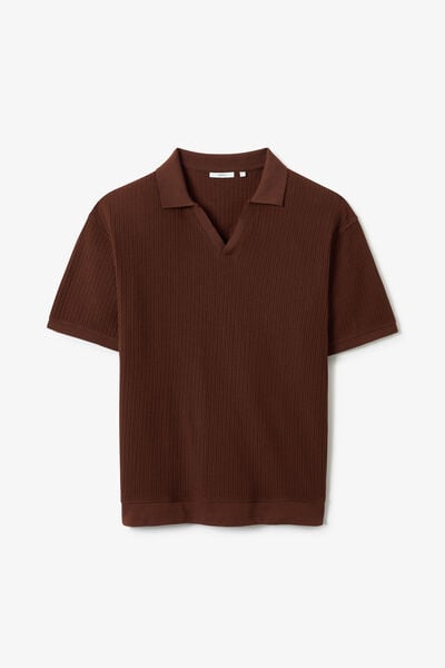 Polo manches courtes col resort