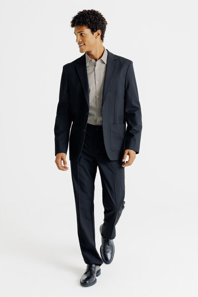 Chemise sans repassage en coton regular