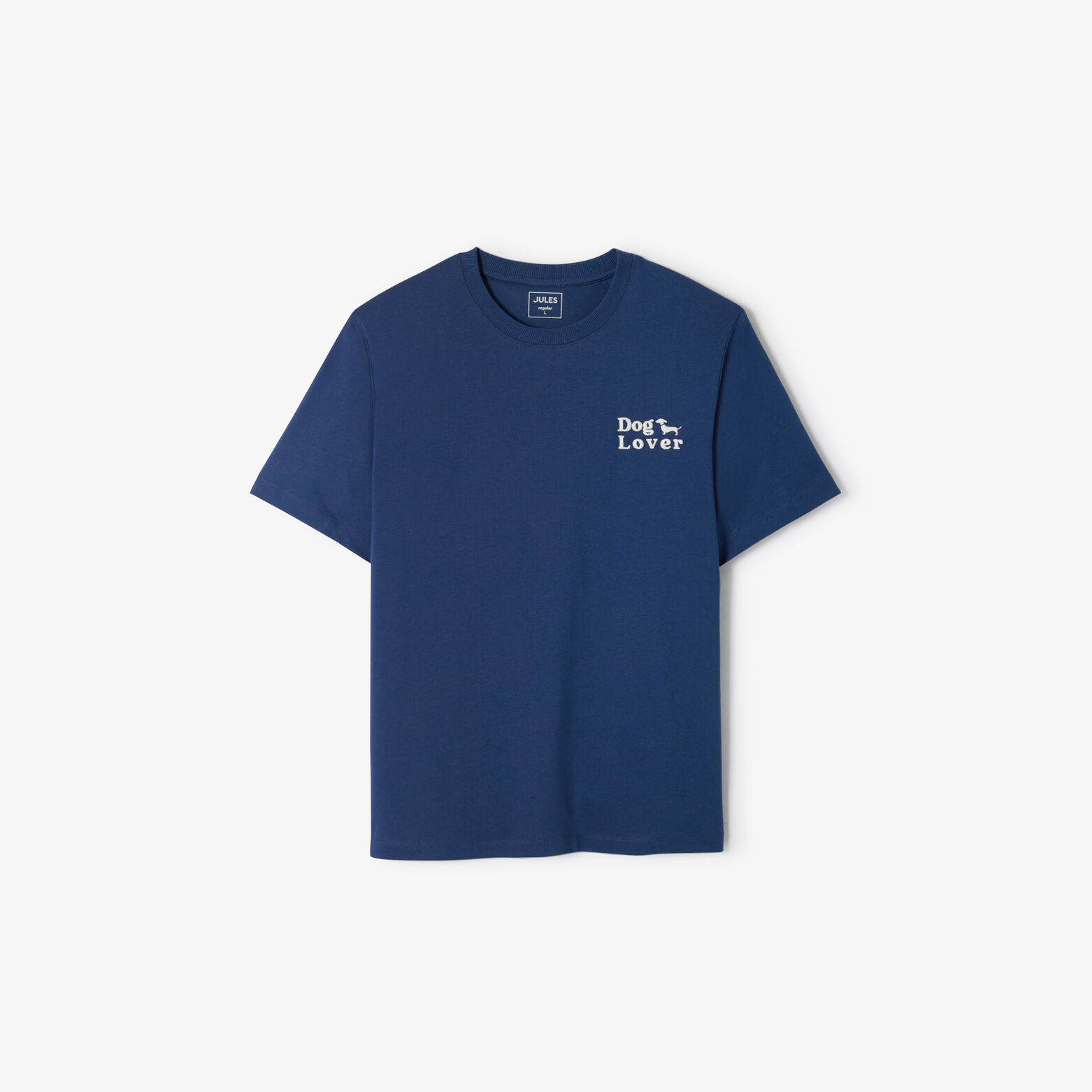 Tee shirt imprimé poitrine chien