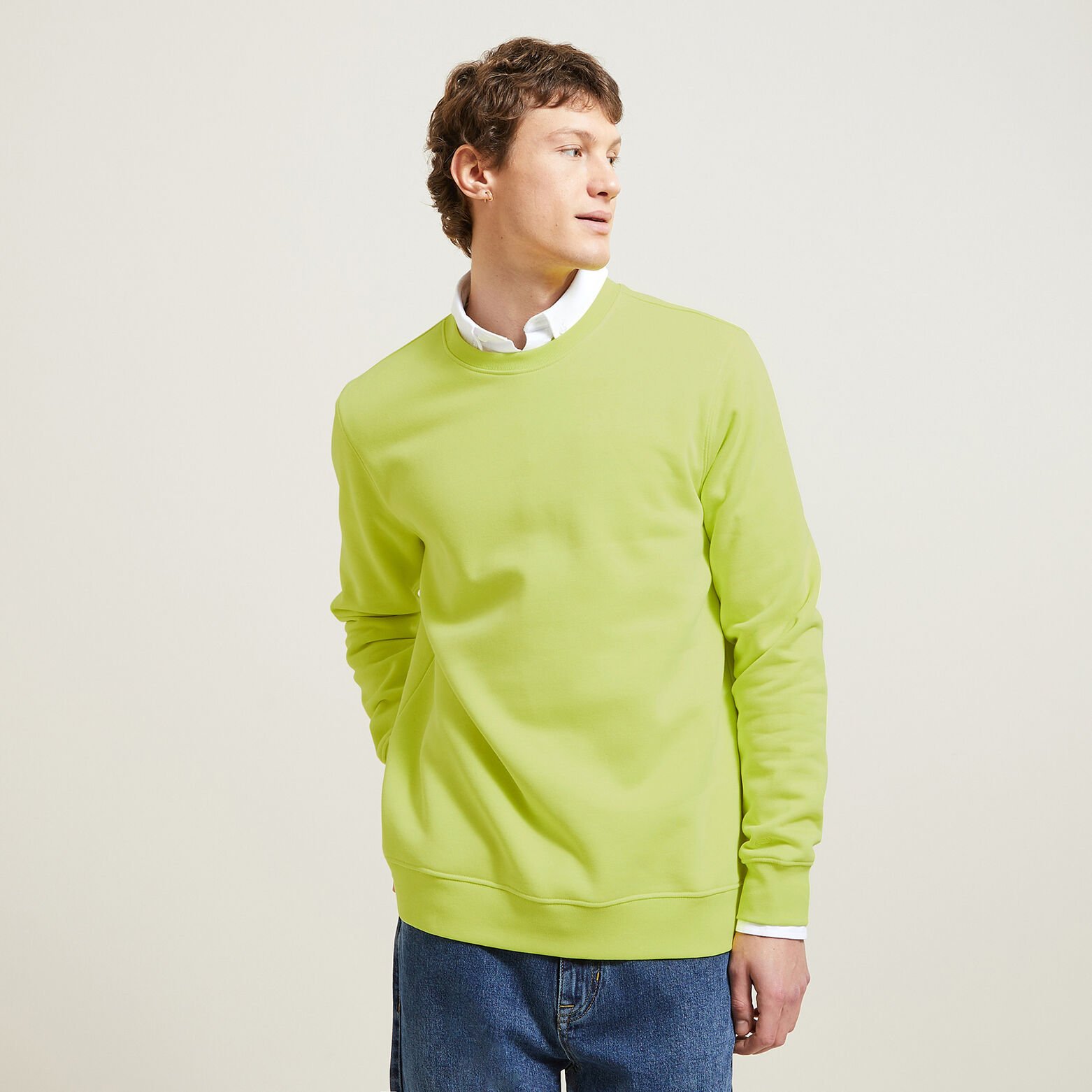 Essentiële sweater met ronde hals
