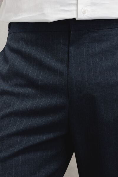 Pantalon de costume confort ray&eacute;