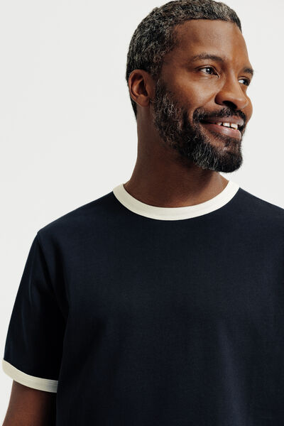 Tee shirt  contrast&eacute;