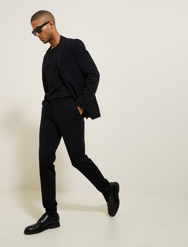 Veste de costume slim en maille