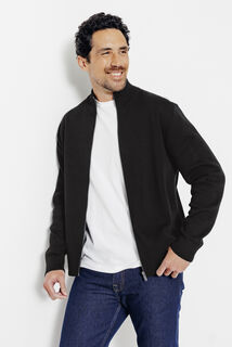 Gilet zipp&eacute; col montant