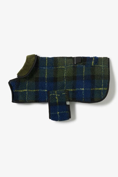 Manteau pour chien &agrave; carreaux