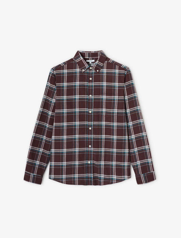 Geruit hemd in flanel