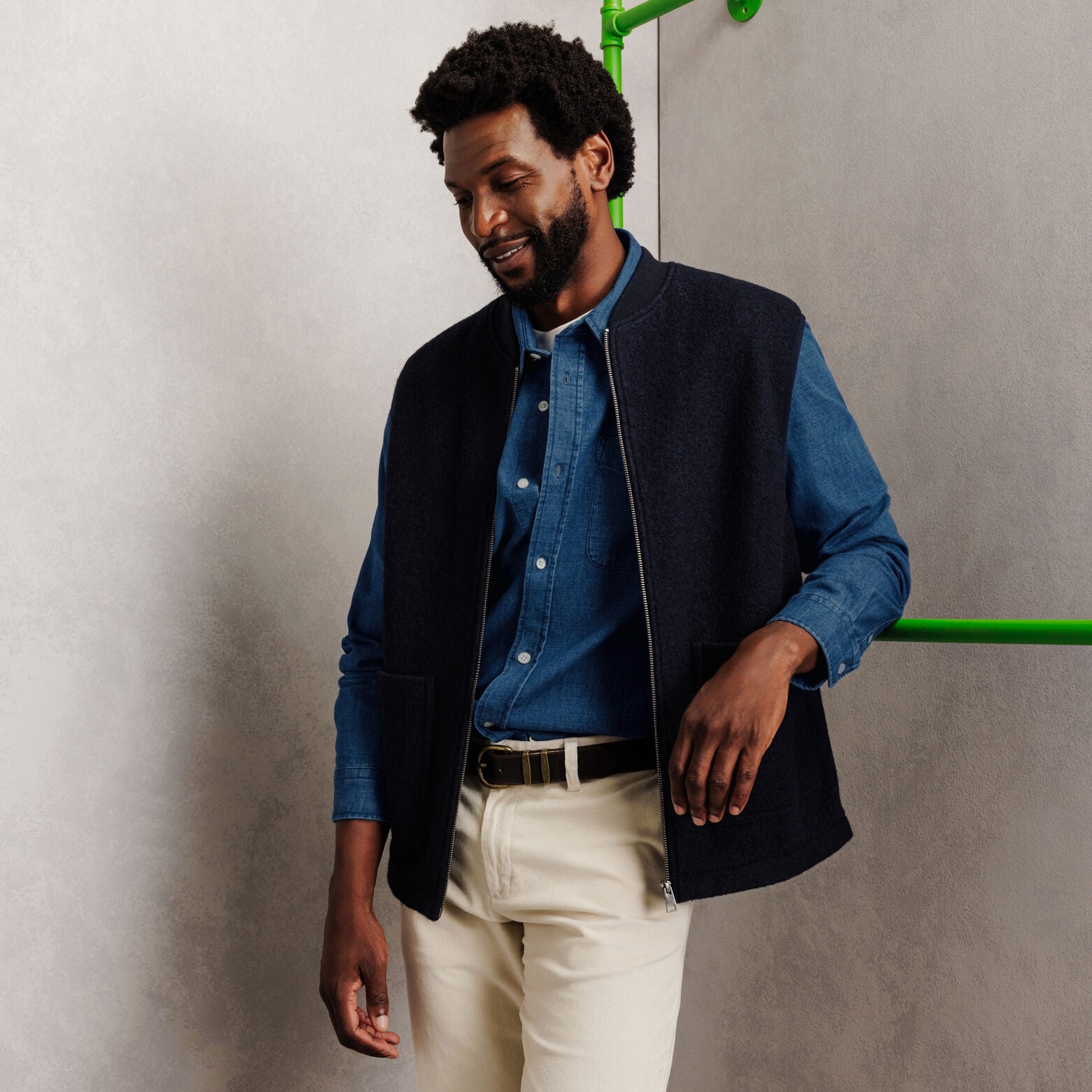 Chemise 100% coton chambray