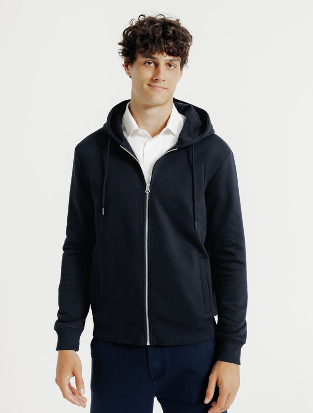 Sweat à capuche zippé