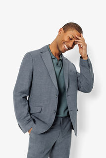 Kostuumvest met linnen