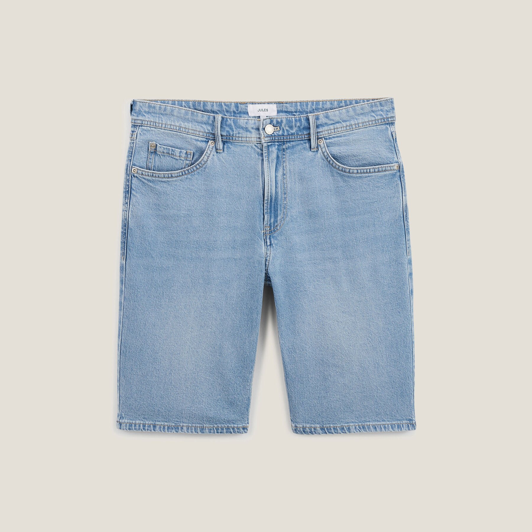 Bermuda en jean avec du coton recycle