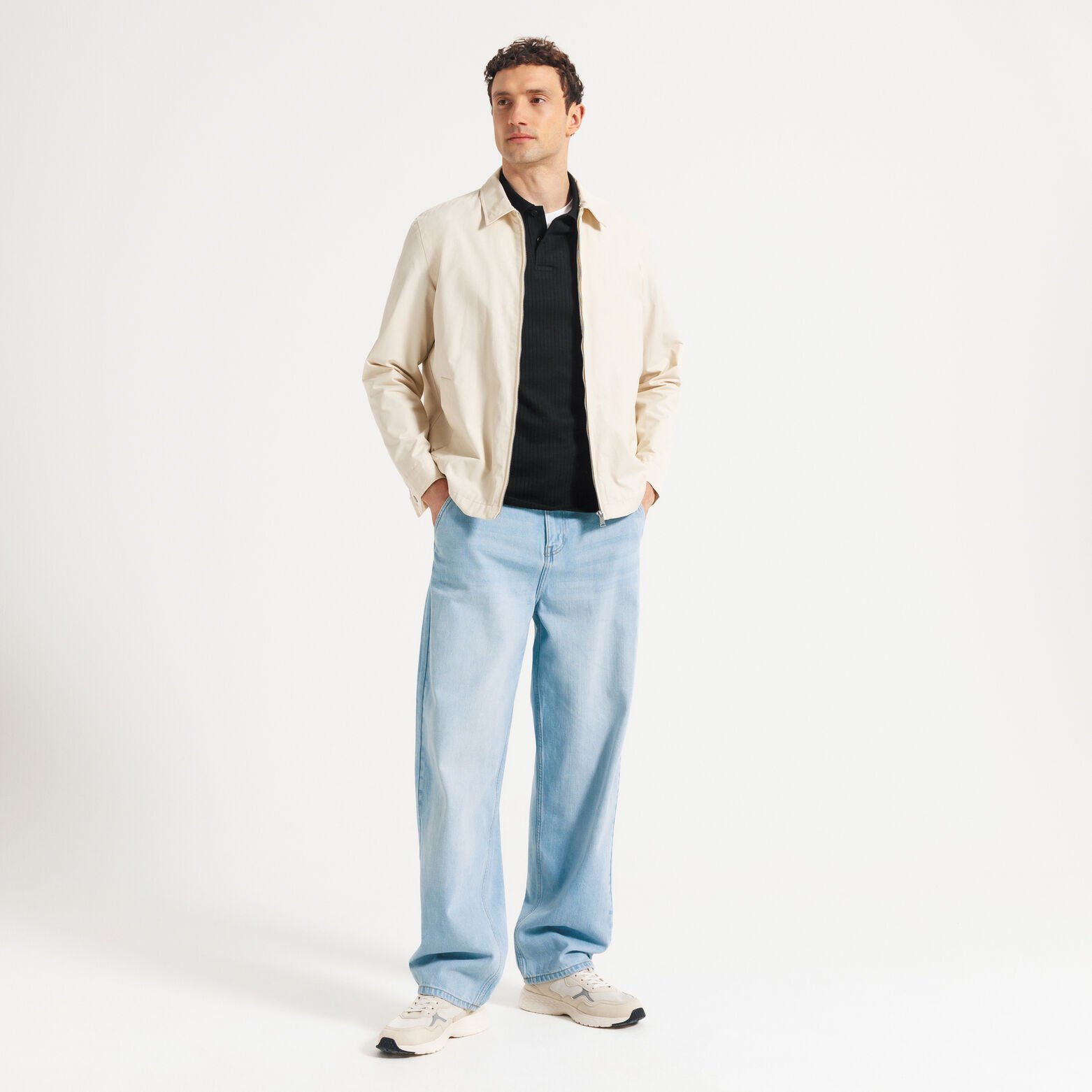 Polo manches courtes textur&eacute;