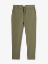Pantalon chino tapered maille