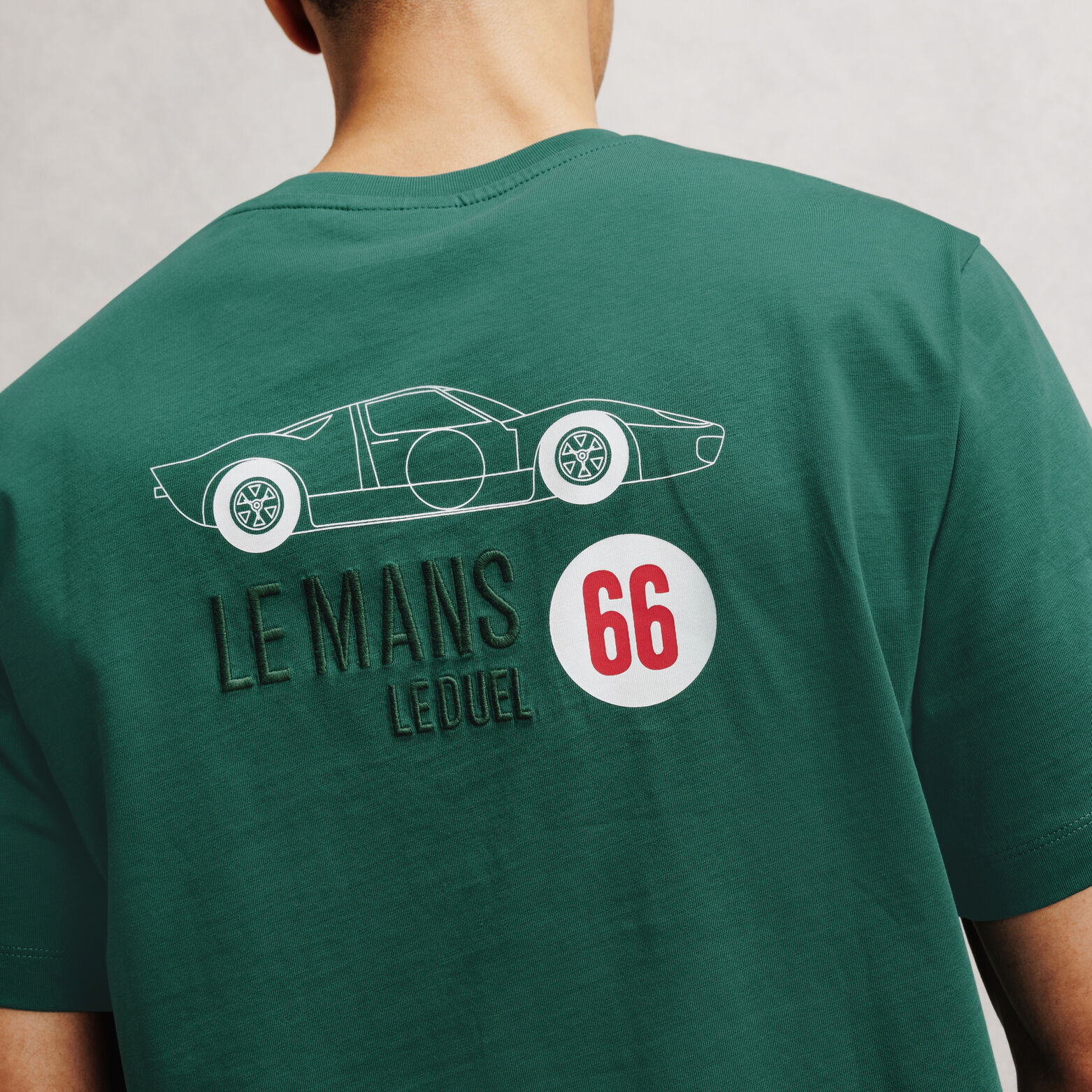 Tee shirt imprim&eacute; et brod&eacute; licence 24H le Mans