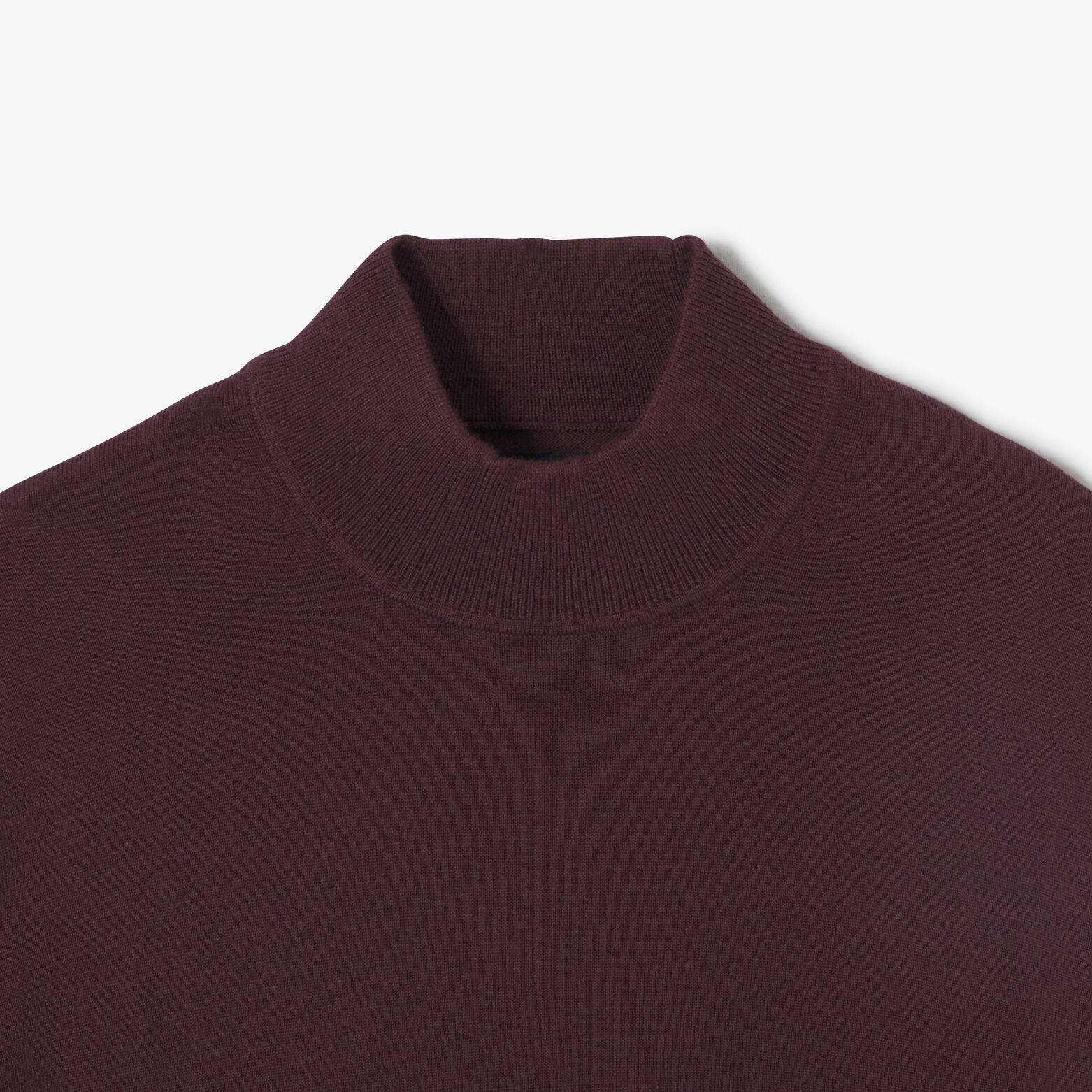 Trui schoorsteenkraag in merinos