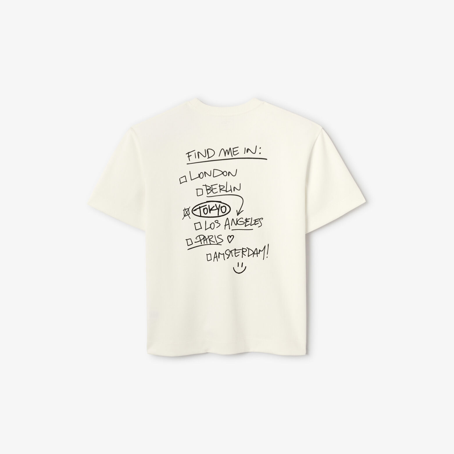 Tee shirt imprim&eacute; devant dos