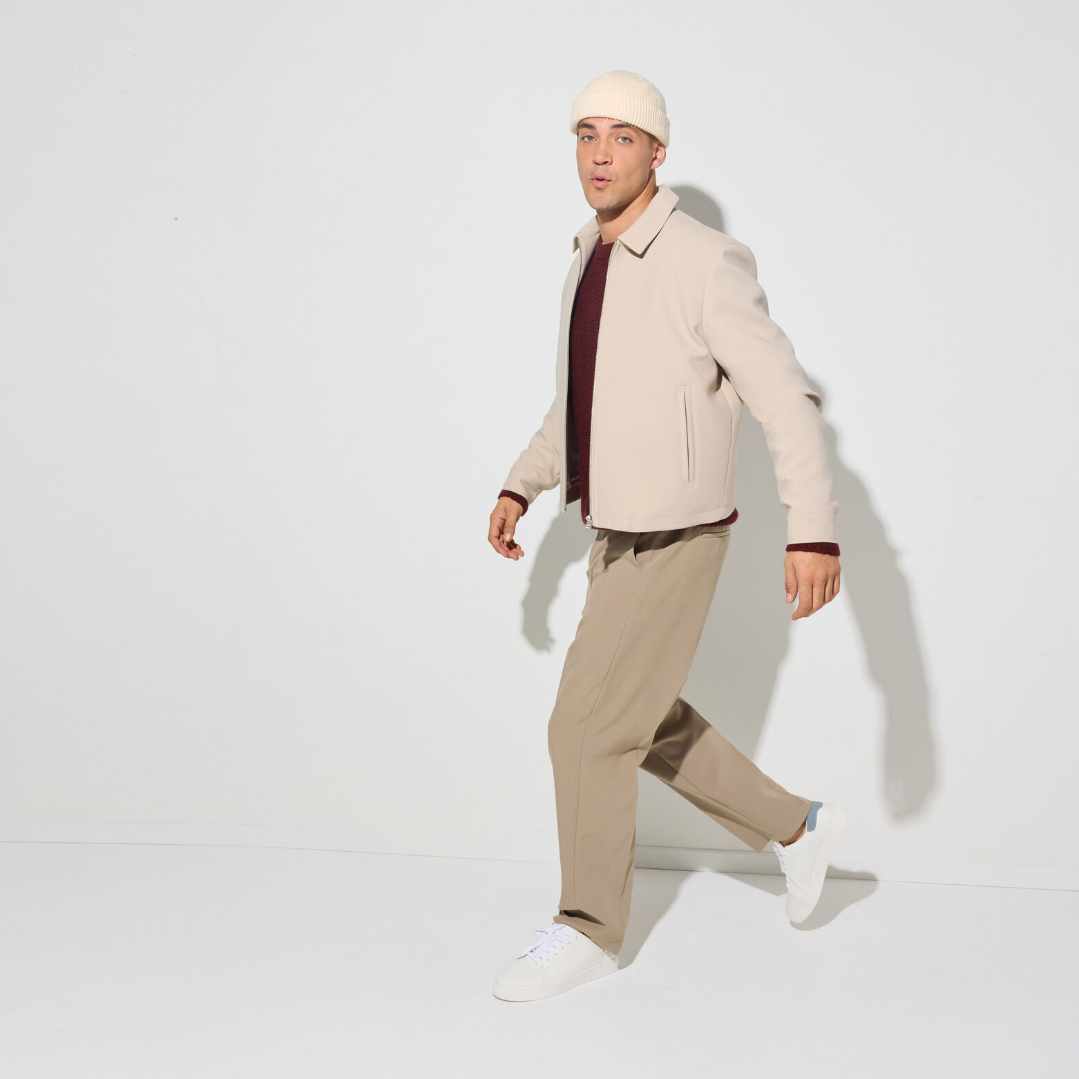 Trui met ronde hals en fantasiestekenpatroon